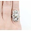 Ring Antique Art Deco .70ctw Old Mine Cut Diamonds 4.7mm Aqkoya Pearl 18kw Sz3.5 3.04g 225060010