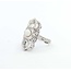 Ring Antique Art Deco .70ctw Old Mine Cut Diamonds 4.7mm Aqkoya Pearl 18kw Sz3.5 3.04g 225060010