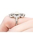 Ring Antique Art Deco .70ctw Old Mine Cut Diamonds 4.7mm Aqkoya Pearl 18kw Sz3.5 3.04g 225060010