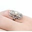 Ring Antique Art Deco .70ctw Old Mine Cut Diamonds 4.7mm Aqkoya Pearl 18kw Sz3.5 3.04g 225060010