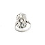 Ring Antique Art Deco .70ctw Old Mine Cut Diamonds 4.7mm Aqkoya Pearl 18kw Sz3.5 3.04g 225060010