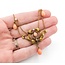 Necklace Lavalier Coral Seed Pearls 10ky 14" 6.84g 225060015