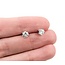 Earrings Stud 4 Prong .70ctw Round Diamonds 14kw 4.75mm 1.0g 225050008