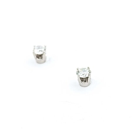 Earrings Stud 4 Prong .70ctw Round Diamonds 14kw 4.75mm 1.0g 225050008