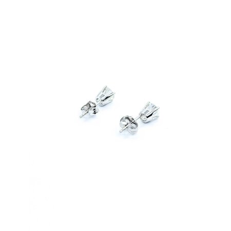 Earrings Stud 4 Prong .70ctw Round Diamonds 14kw 4.75mm 1.0g 225050008