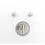 Earrings Stud 4 Prong .70ctw Round Diamonds 14kw 4.75mm 1.0g 225050008