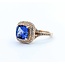 Ring Effy .39ctw Round Diamonds 2.28ct Tanzanite 14kr 12.7mm Sz7 4.57g 125060031