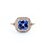 Ring Effy .39ctw Round Diamonds 2.28ct Tanzanite 14kr 12.7mm Sz7 4.57g 125060031