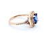 Ring Effy .39ctw Round Diamonds 2.28ct Tanzanite 14kr 12.7mm Sz7 4.57g 125060031
