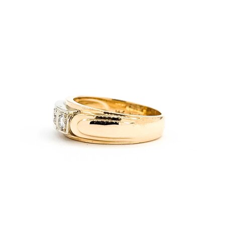 JoAnn Zitzow Ring Three Stone 45ctw Round Diamonds 14ky sz9.5 8.34g 225060022