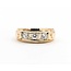 Ring Three Stone 45ctw Round Diamonds 14ky sz9.5 8.34g 225060022
