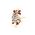 Mike Sjulstad Ring Cocktail .70ctw Round Diamonds .60ctw Ruby 14ky Sz6.5 9.22g 225060023