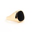 Ring 12x10mm Black Onyx 10ky 14mm Sz10 3.5g 125060005