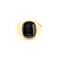 Ring 12x10mm Black Onyx 10ky 14mm Sz10 3.5g 125060005