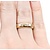 Ring Burnish Set .18ctw Round Diamonds London 1978 9ky sz6 5.36g 125060044