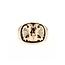 Ring Double Eagle Shriner 10ky 14mm Sz9.25 8.07g 125062020