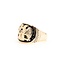 Ring Double Eagle Shriner 10ky 14mm Sz9.25 8.07g 125062020
