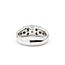 Ring Channel Set .70ct Round Diamond .75ctw Diamonds Princess Cut 14kw 7.3mm Sz8 8.53g 225060018