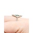 Ring Cocktail .42ctw European Cut Diamonds .25ctw Green Emeralds 900pt 19x13mm Sz7 5g 125060010