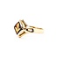 Ring Masonic Synthetic Ruby 10ky 14mm Sz10 5.1g 125062022