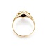 Ring Masonic Synthetic Ruby 10ky 14mm Sz10 5.1g 125062022