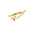 Brooch Wishbone .01ct Round Diamonds 14ky 2.9g 125060045