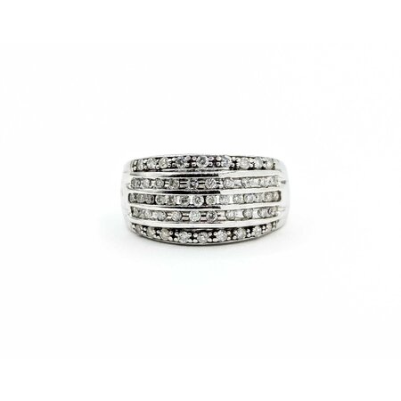Ring .26ctw Round Diamonds 14kw sz5.75 4.74g 225050061