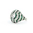 Ring Dome .61ct Old European Cut Diamond 1.09ctw Near Colorless Diamonds 2.06ctw Green Emeralds 900pt 17mm Sz6.75 7.1g 125060009