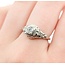 Ring Art Deco .20ct Old European Cut Diamond 18kw Sz6 2.43g 225050056