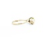 Ring Leaf Motif 5.7mm Akoya Pearl 14ky Sz7 1.73g 225050053