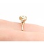 Ring Leaf Motif 5.7mm Akoya Pearl 14ky Sz7 1.73g 225050053