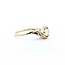 Ring Leaf Motif 5.7mm Akoya Pearl 14ky Sz7 1.73g 225050053