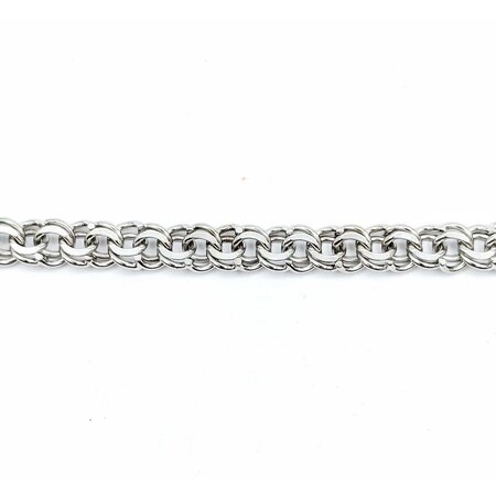 Bracelet Charm Double Link 14kw 7.50" 13.81g 225050039