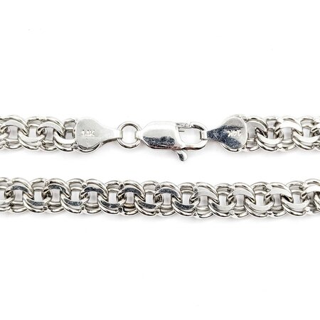 Bracelet Charm Double Link 14kw 7.50" 13.81g 225050039