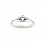 Ring Dainty .11ctw Round Diamonds .23ct Blue Topaz 10kw 5mm sz7 1.5g 125060040