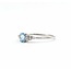 Ring Dainty .11ctw Round Diamonds .23ct Blue Topaz 10kw 5mm sz7 1.5g 125060040