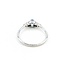 Ring Dainty .11ctw Round Diamonds .23ct Blue Topaz 10kw 5mm sz7 1.5g 125060040