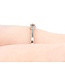 Ring Split Band .05ct Round Diamonds .05ct Garnet 14kw 3mm sz6.5 1.47g 125060039