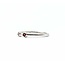 Ring Split Band .05ct Round Diamonds .05ct Garnet 14kw 3mm sz6.5 1.47g 125060039