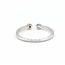 Ring Split Band .05ct Round Diamonds .05ct Garnet 14kw 3mm sz6.5 1.47g 125060039