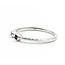 Ring Split Band .05ct Round Diamonds .05ct Garnet 14kw 3mm sz6.5 1.47g 125060039