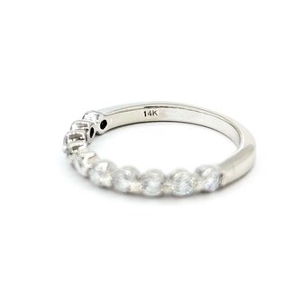 Ring Shared Prong .50ctw Round Diamonds 14kw 2mm Sz5 2g 125060074