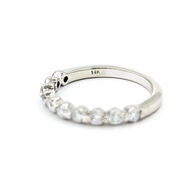 Ring Shared Prong .50ctw Round Diamonds 14kw 2mm Sz5 2g 125060074