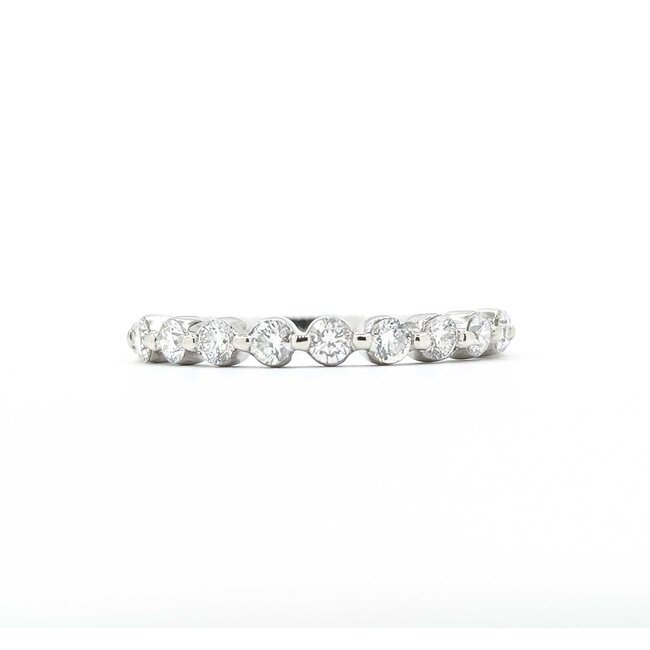 Ring Shared Prong .50ctw Round Diamonds 14kw 2mm Sz5 2g 125060074