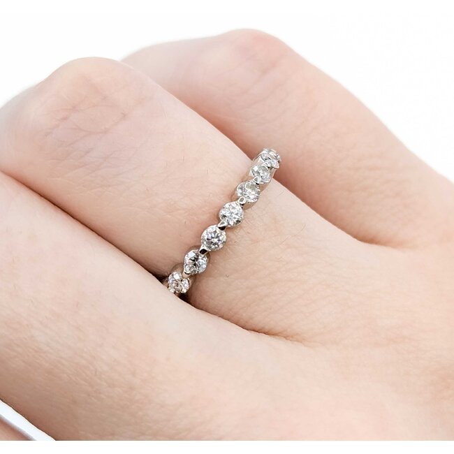 Ring Shared Prong .50ctw Round Diamonds 14kw 2mm Sz5 2g 125060074