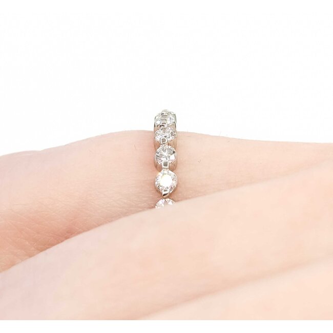 Ring Shared Prong .50ctw Round Diamonds 14kw 2mm Sz5 2g 125060074