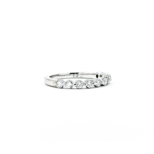 Ring Shared Prong .50ctw Round Diamonds 14kw 2mm Sz5 2g 125060074