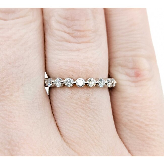 Ring Shared Prong .50ctw Round Diamonds 14kw 2mm Sz5 2g 125060074