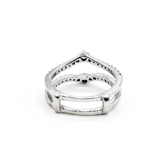 Ring Enhancer .38ctw Round Diamonds 14kw 9.5mm Sz5.5 3.4g 125060059