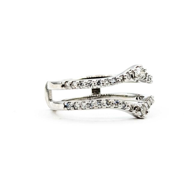 Ring Enhancer .38ctw Round Diamonds 14kw 9.5mm Sz5.5 3.4g 125060059